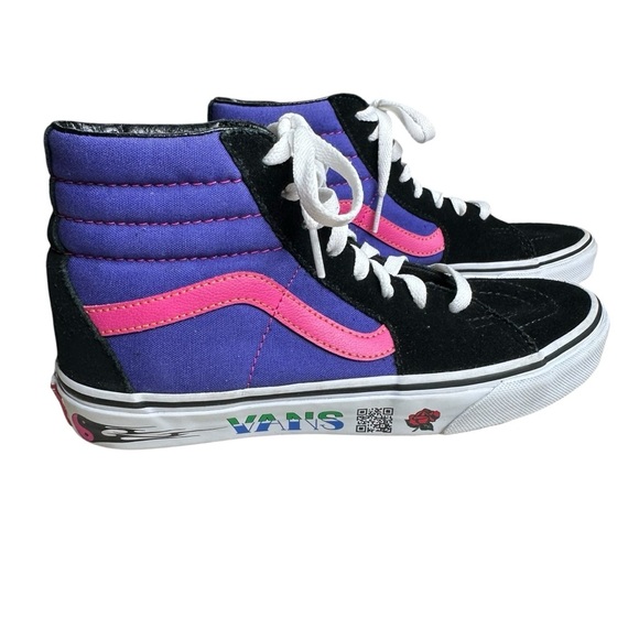 Vans Sk8 Hi-Top “Disruptive" Purple/Pink/ Black Women’s Sz 7.5 - Picture 1 of 11